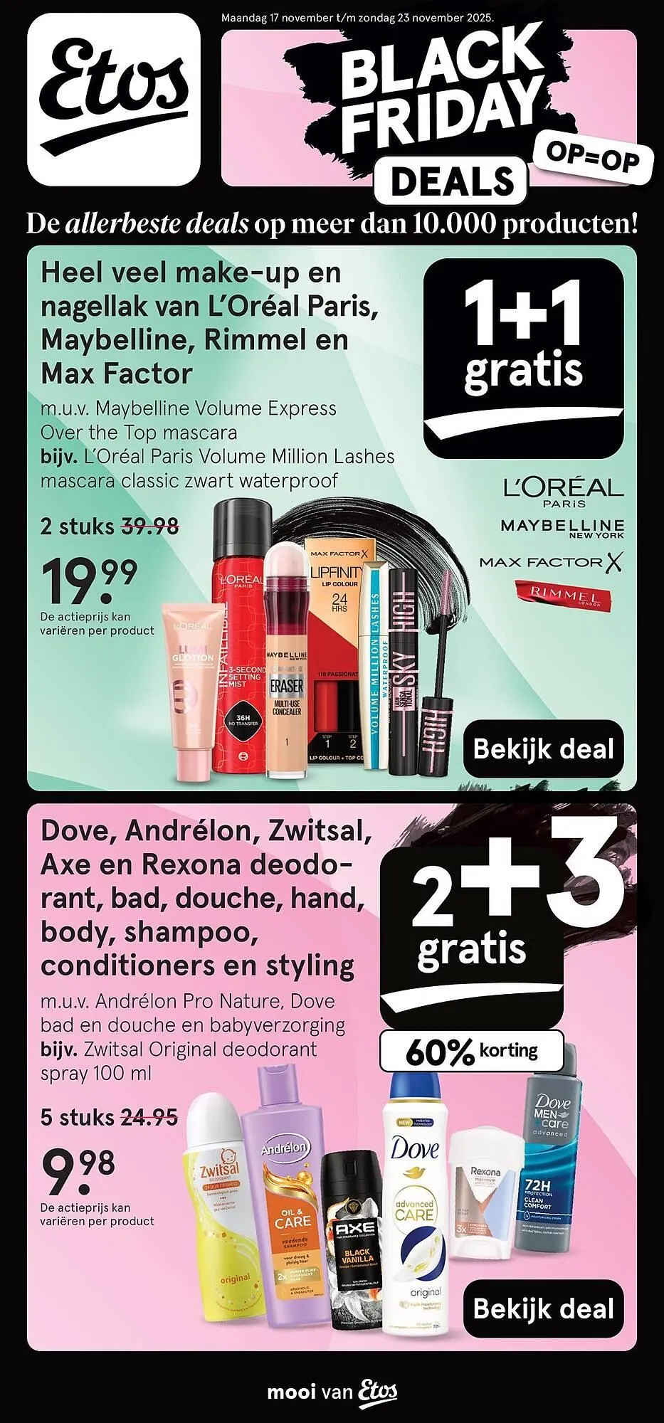 Etos folder van 17 november tot 23 november 2025 - Folder pagina 1