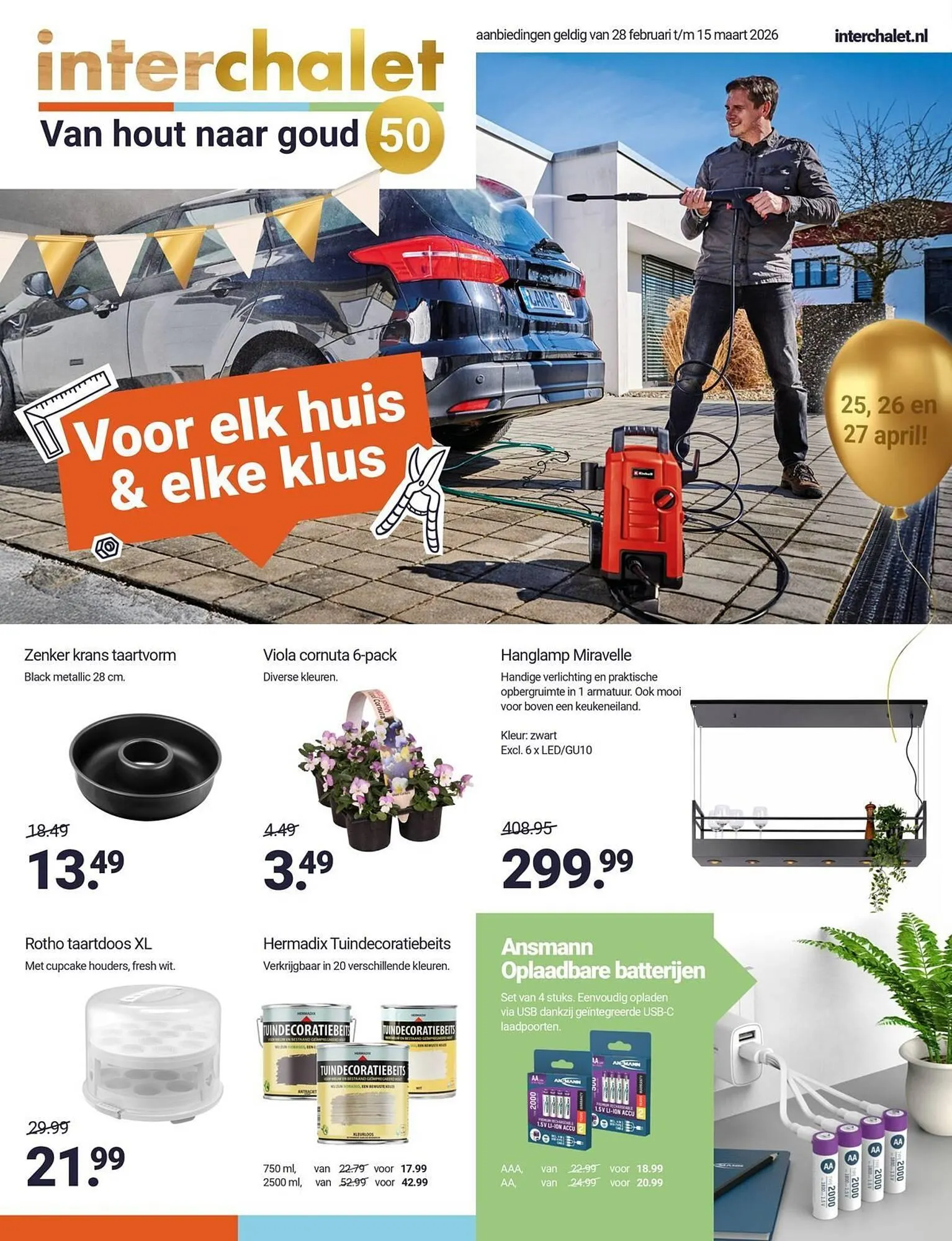 Inter Chalet folder van 28 februari tot 15 maart 2026 - Folder pagina 1