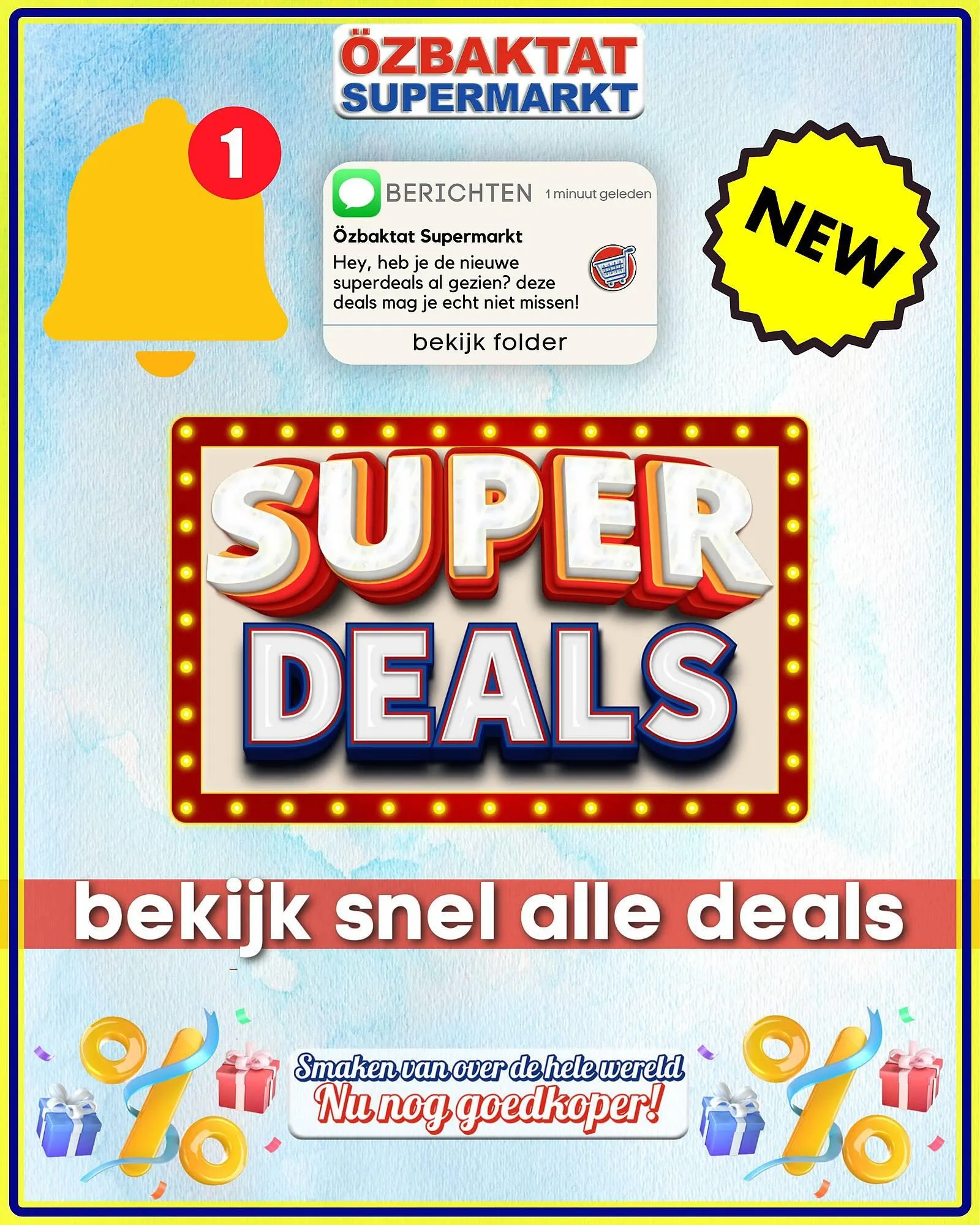 Özbaktat Supermarkt folder - 1