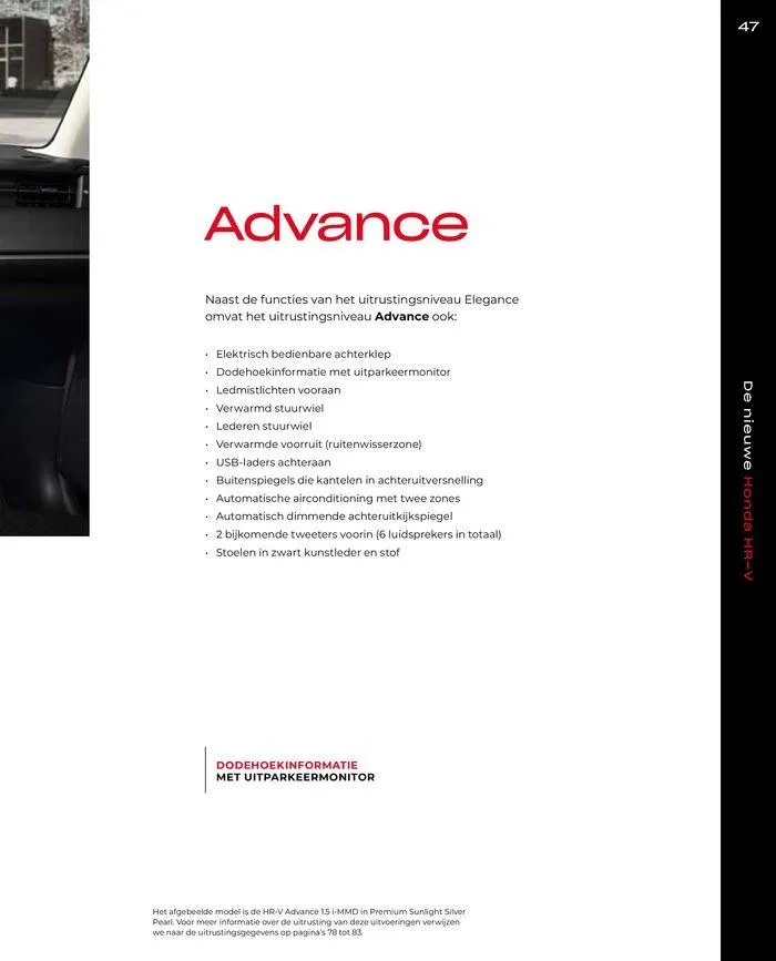 Honda HR-V e:HEV — Brochure van 28 juni tot 12 juli 2024 - Folder pagina 49