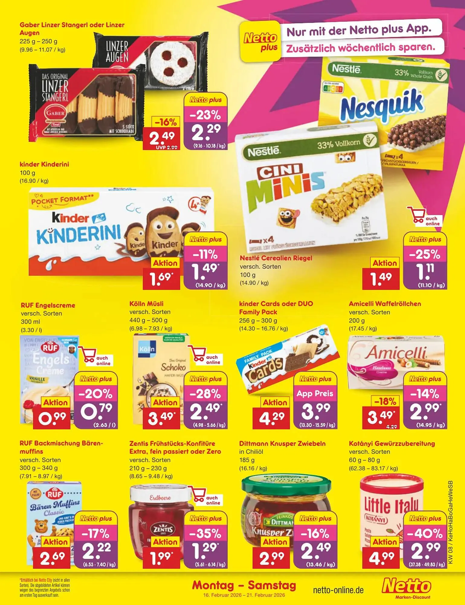Netto Marken-Discount DE folder van 16 februari tot 21 februari 2026 - Folder pagina 13