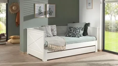 Kajuitbed paneel uitschuifbaar Pino met lade