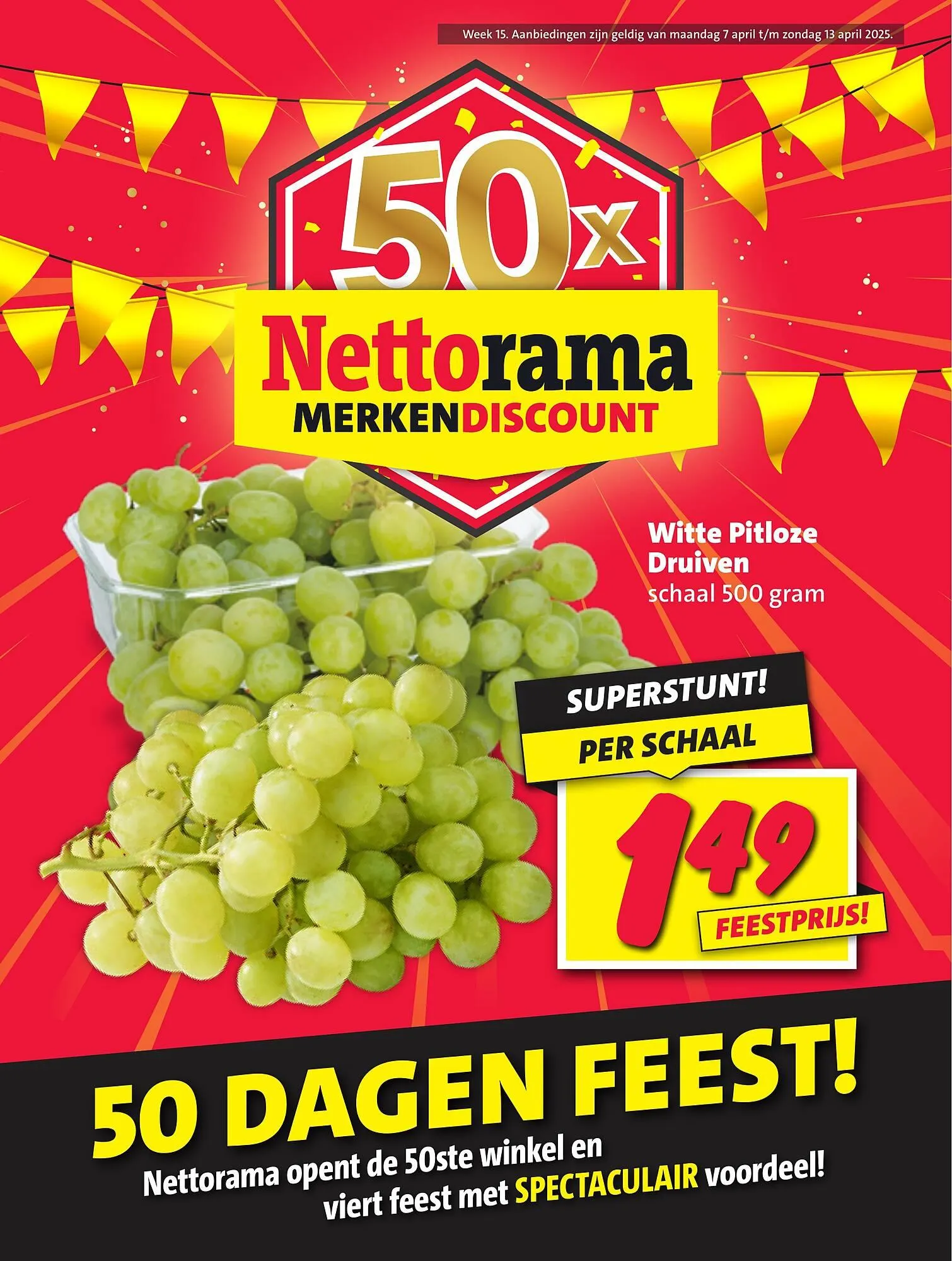 Nettorama folder van 7 april tot 14 april 2025 - Folder pagina 1