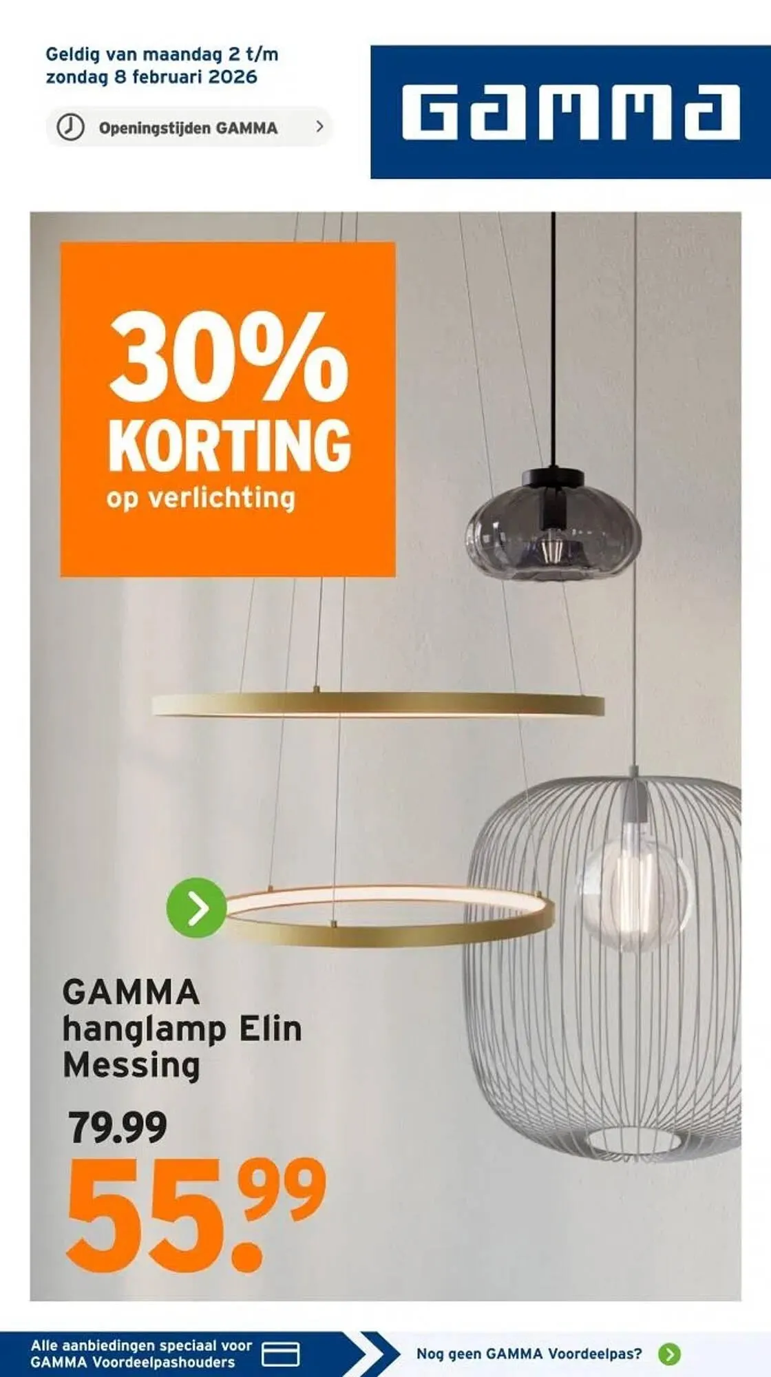 GAMMA folder van 2 februari tot 8 februari 2026 - Folder pagina 1