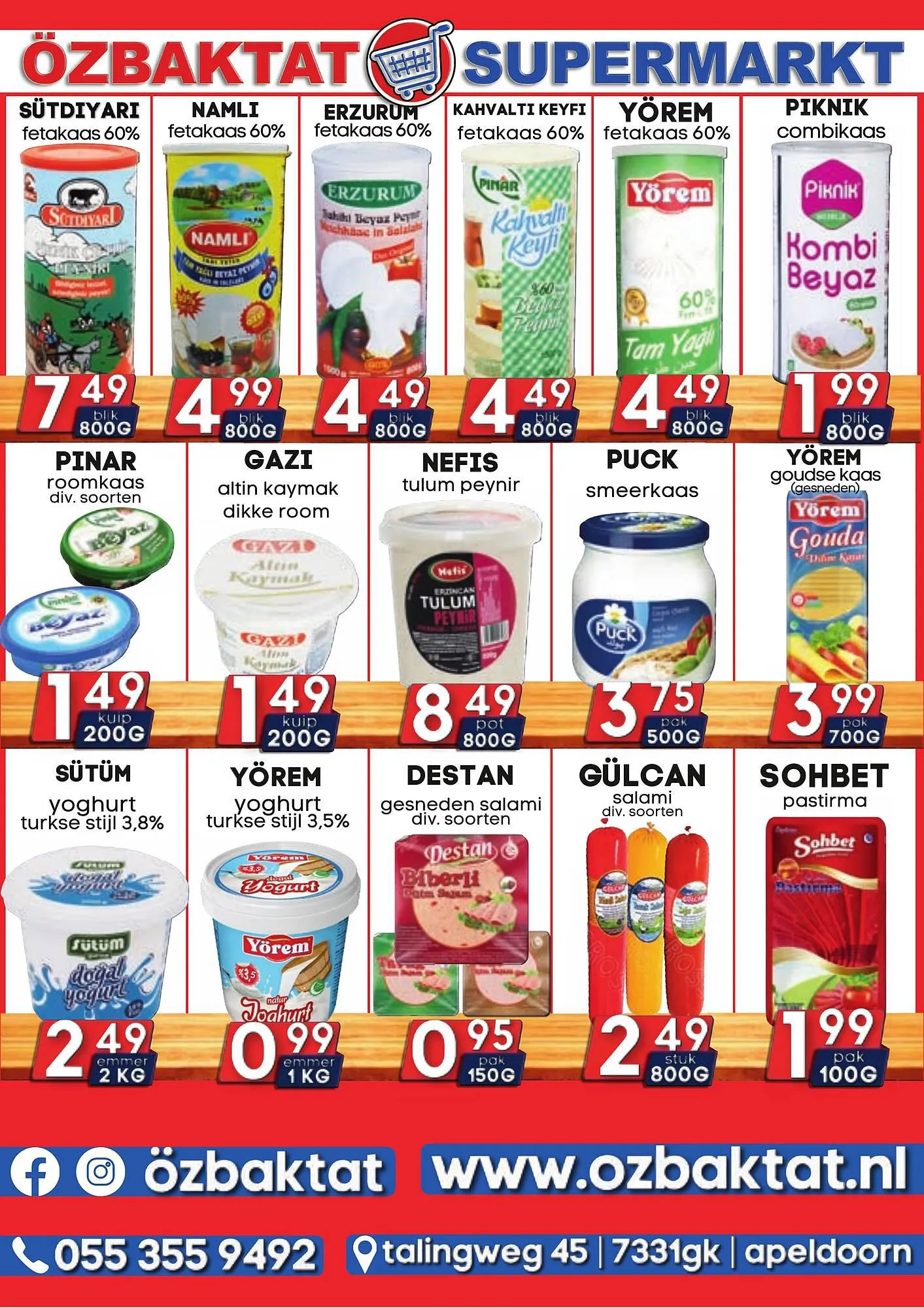 Özbaktat Supermarkt folder van 1 januari tot 4 februari 2024 - Folder pagina 
