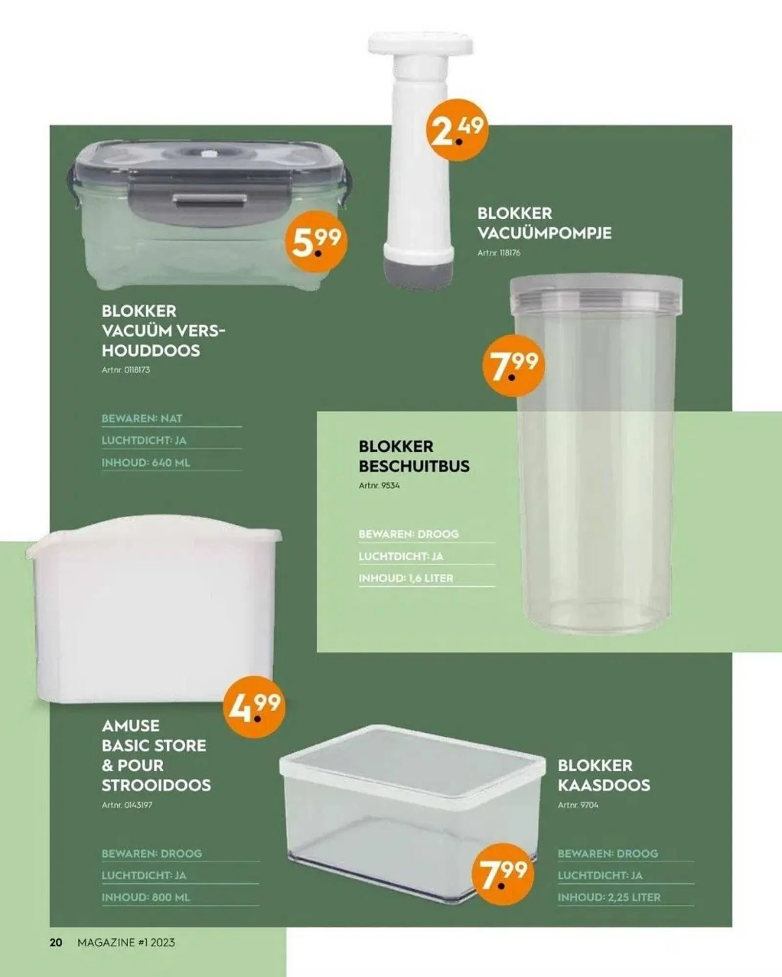 Blokker magazine van 23 januari tot 31 december 2023 - Folder pagina 20