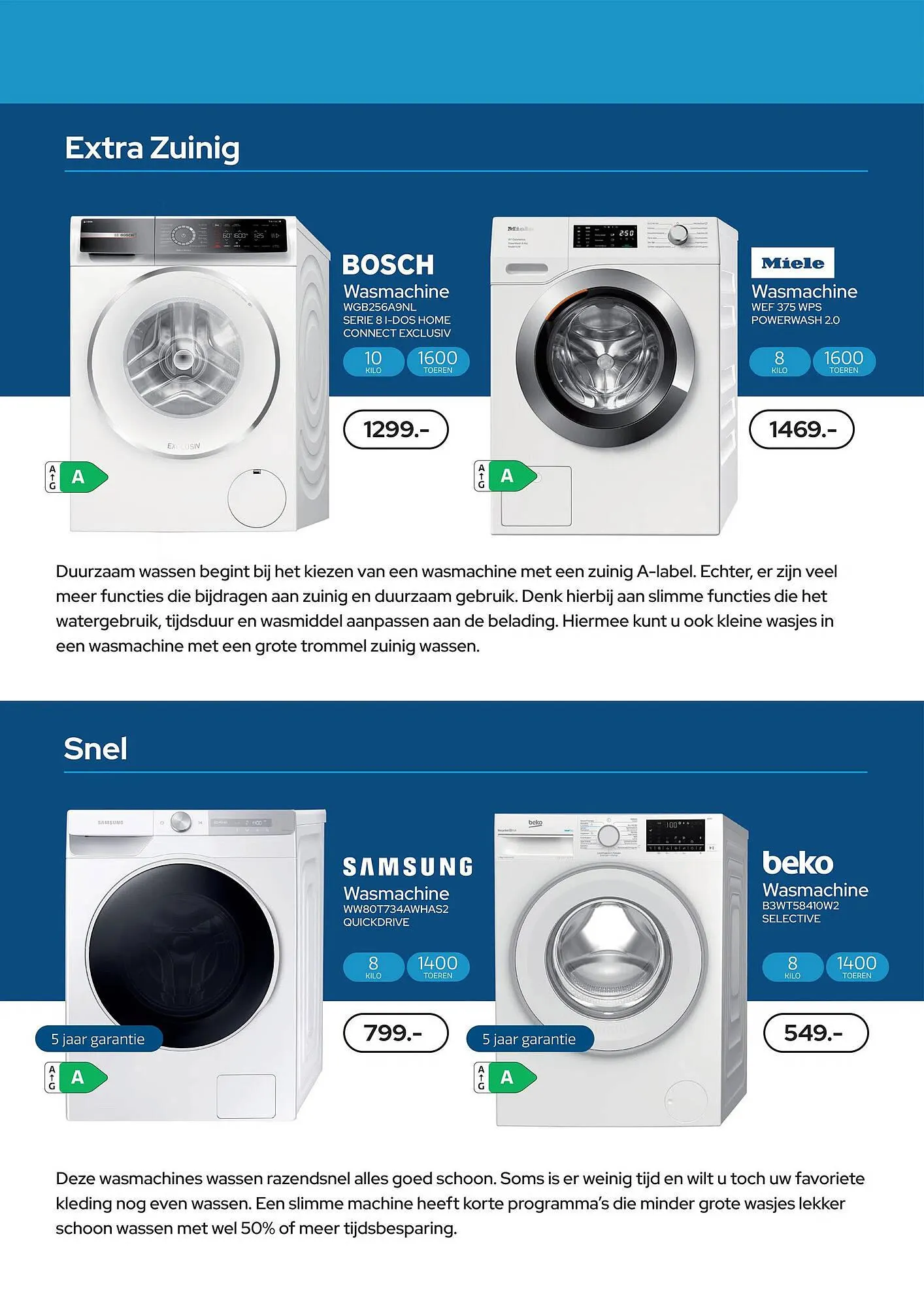 De Witgoed Specialist folder van 25 september tot 8 oktober 2023 - Folder pagina 2