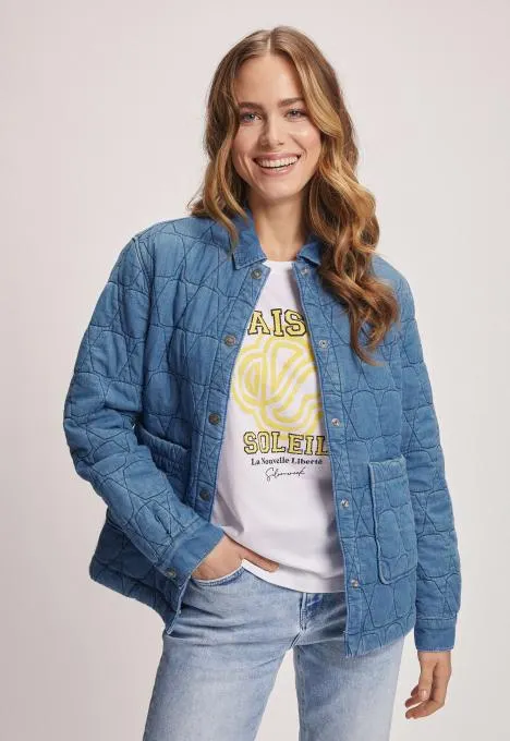 Tessy Quilted Denim Jacket