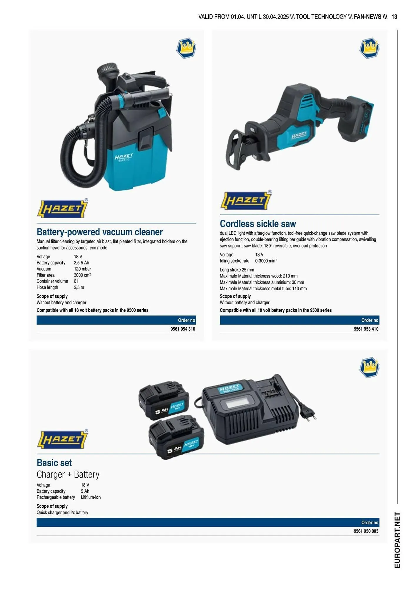 Europart folder van 1 april tot 30 april 2025 - Folder pagina 13