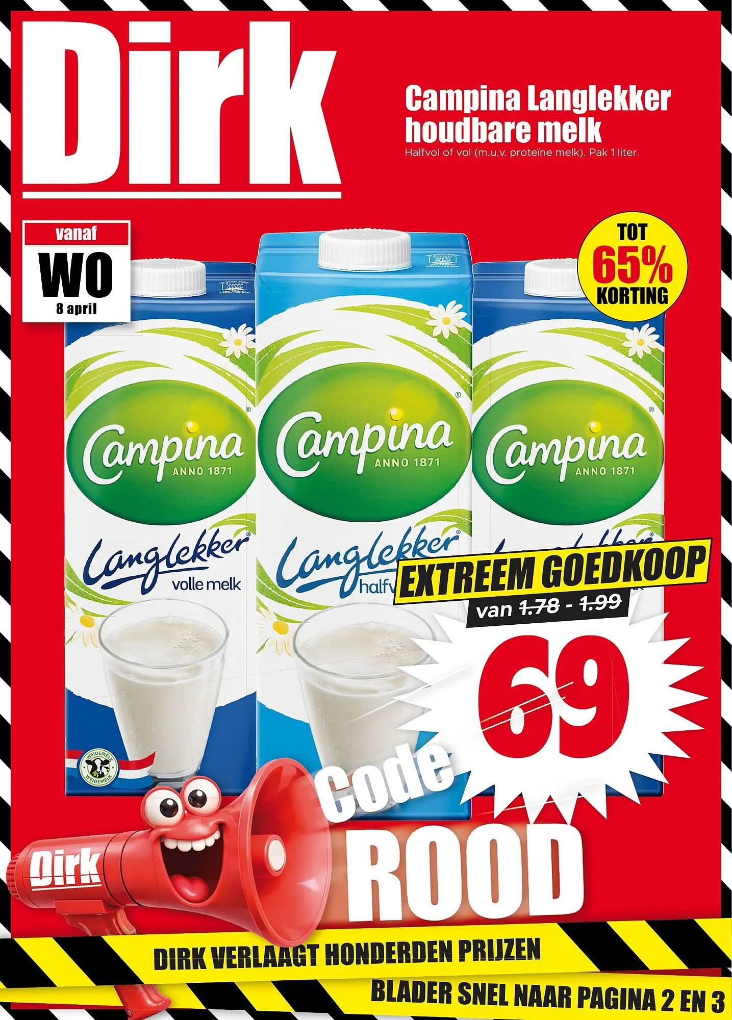 Dirk folder van 8 april tot 14 april 2026 - Folder pagina 1