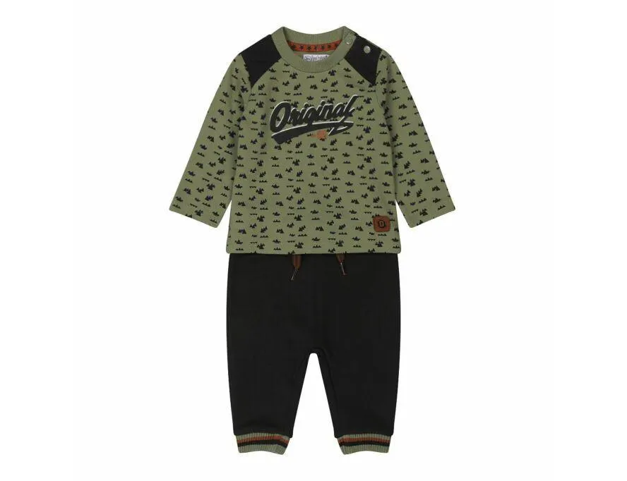 Set 2-delig | Shirt + Broek Dirkje DICAUG23 Faded Green