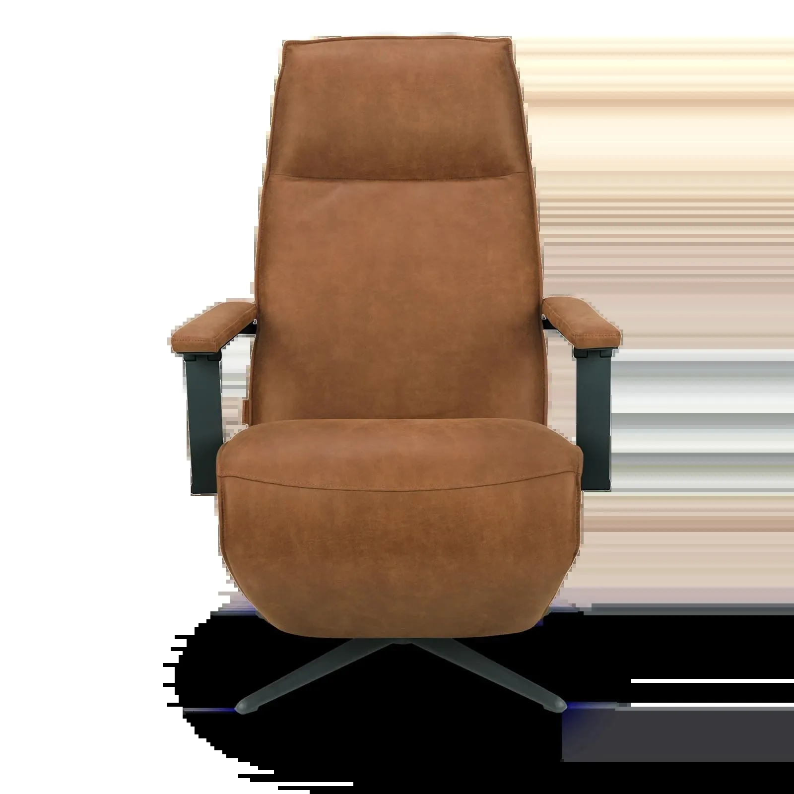 Relaxfauteuil (elektrisch) Villon - Microleder Oxx Camel