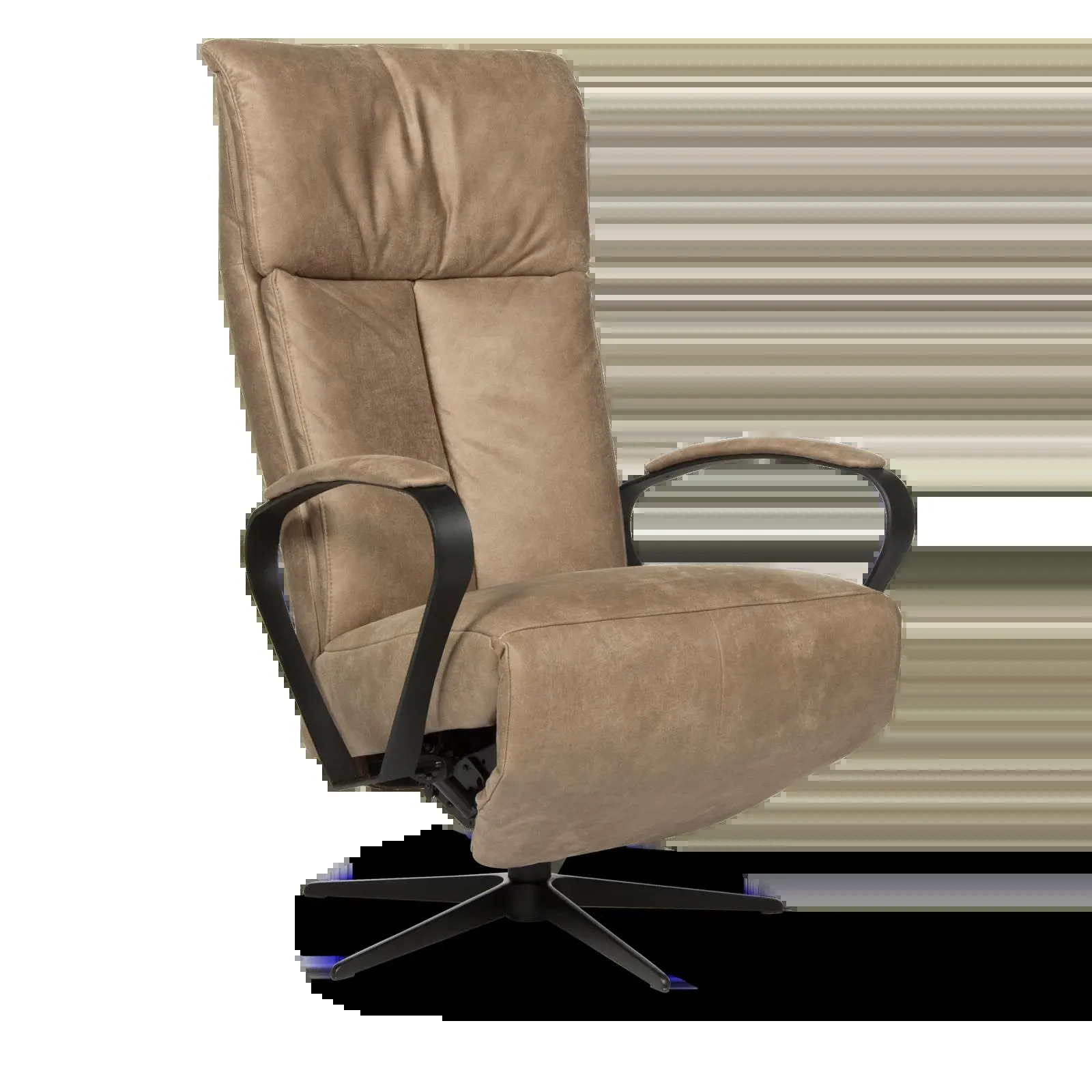 Relaxfauteuil (large - handmatig) Cuno - Tex Bull Liver