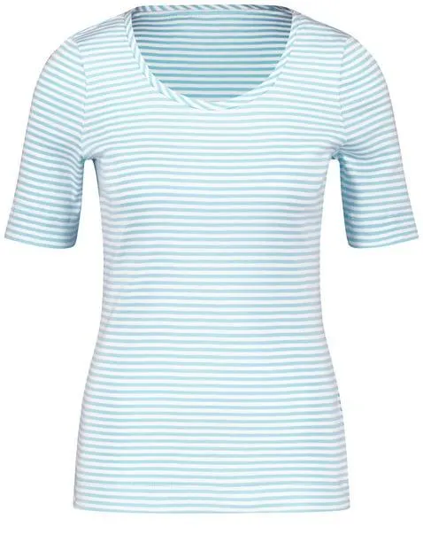 Gestreept katoenen T-shirt