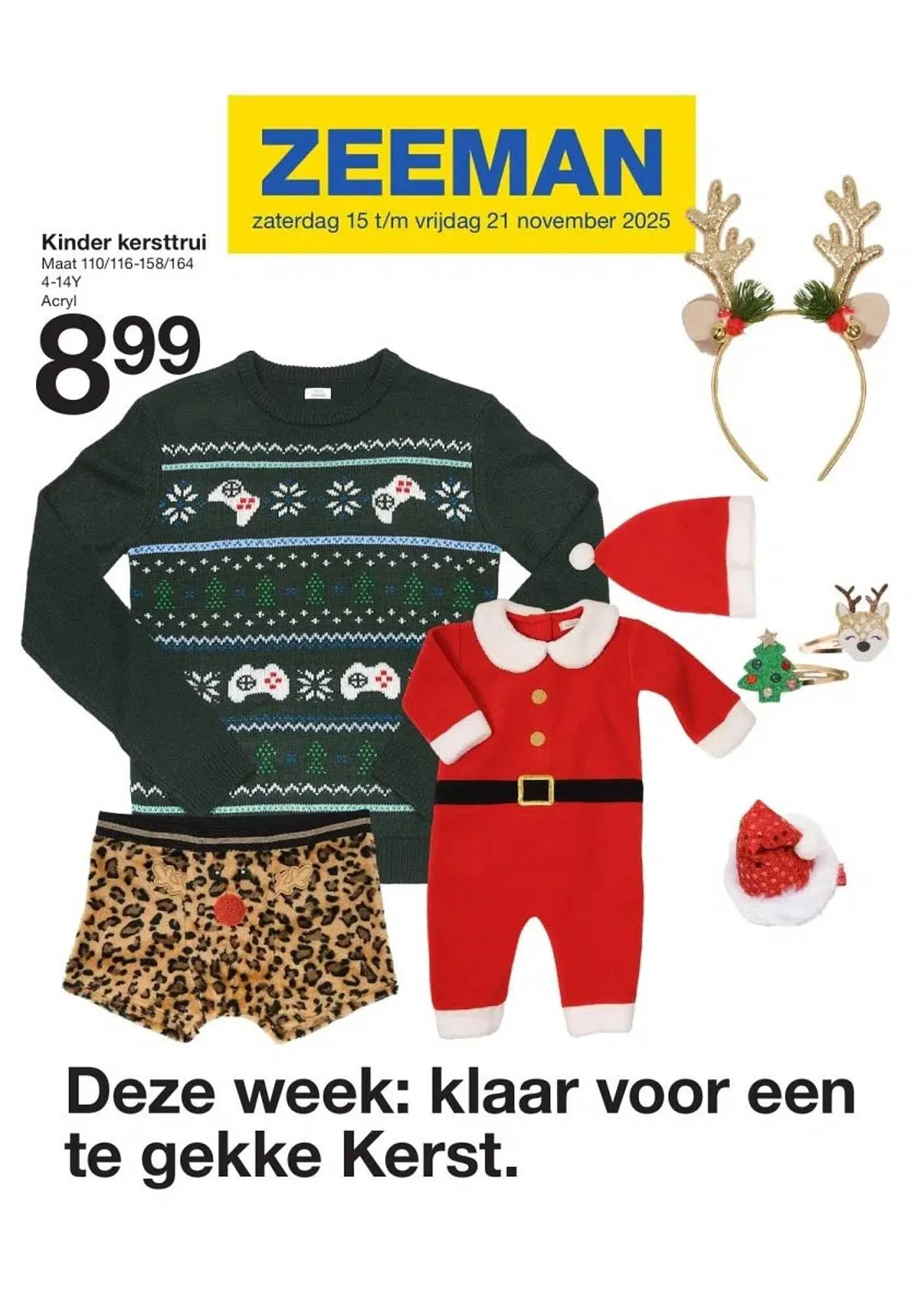 Zeeman folder van 15 november tot 21 november 2025 - Folder pagina 1
