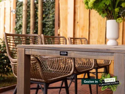 Intenso Busso/ROUGH-S 220cm dining tuinset 7-delig