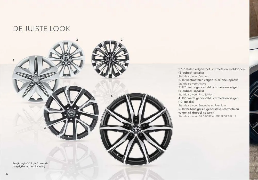 Corolla Hatchback van 20 november tot 20 november 2024 - Folder pagina 38
