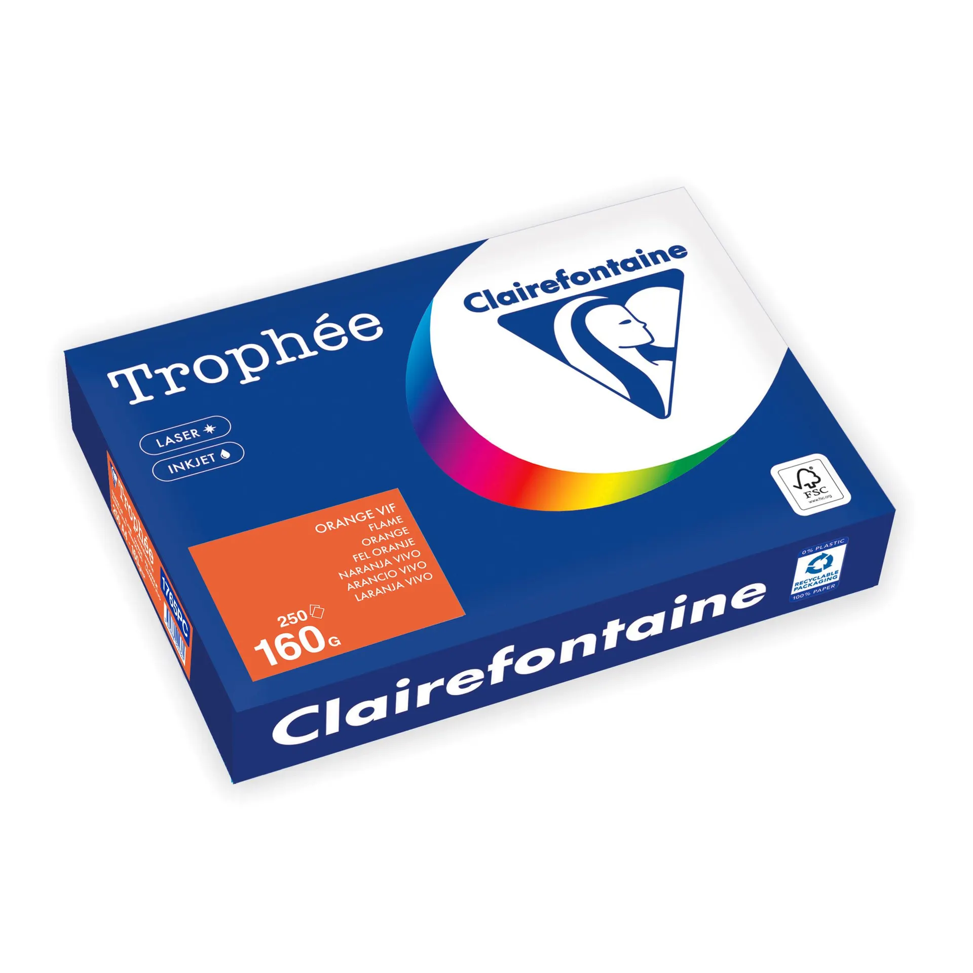 Clairefontaine Trophée Gekleurd Papier A4 160 g/m²