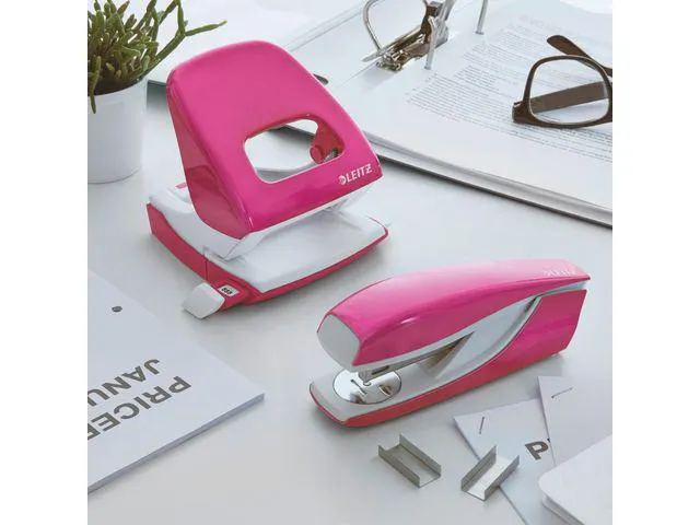 Leitz WOW NeXXt 5008 Perforator, Metallic Roze
