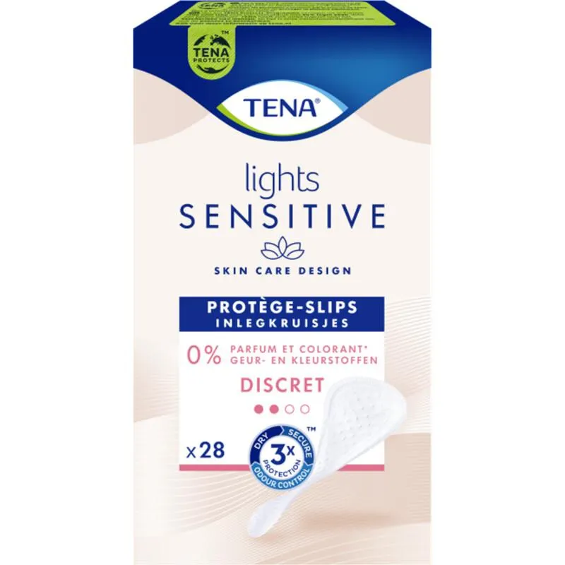 Tena Lights sensitive long inlegkruisjes