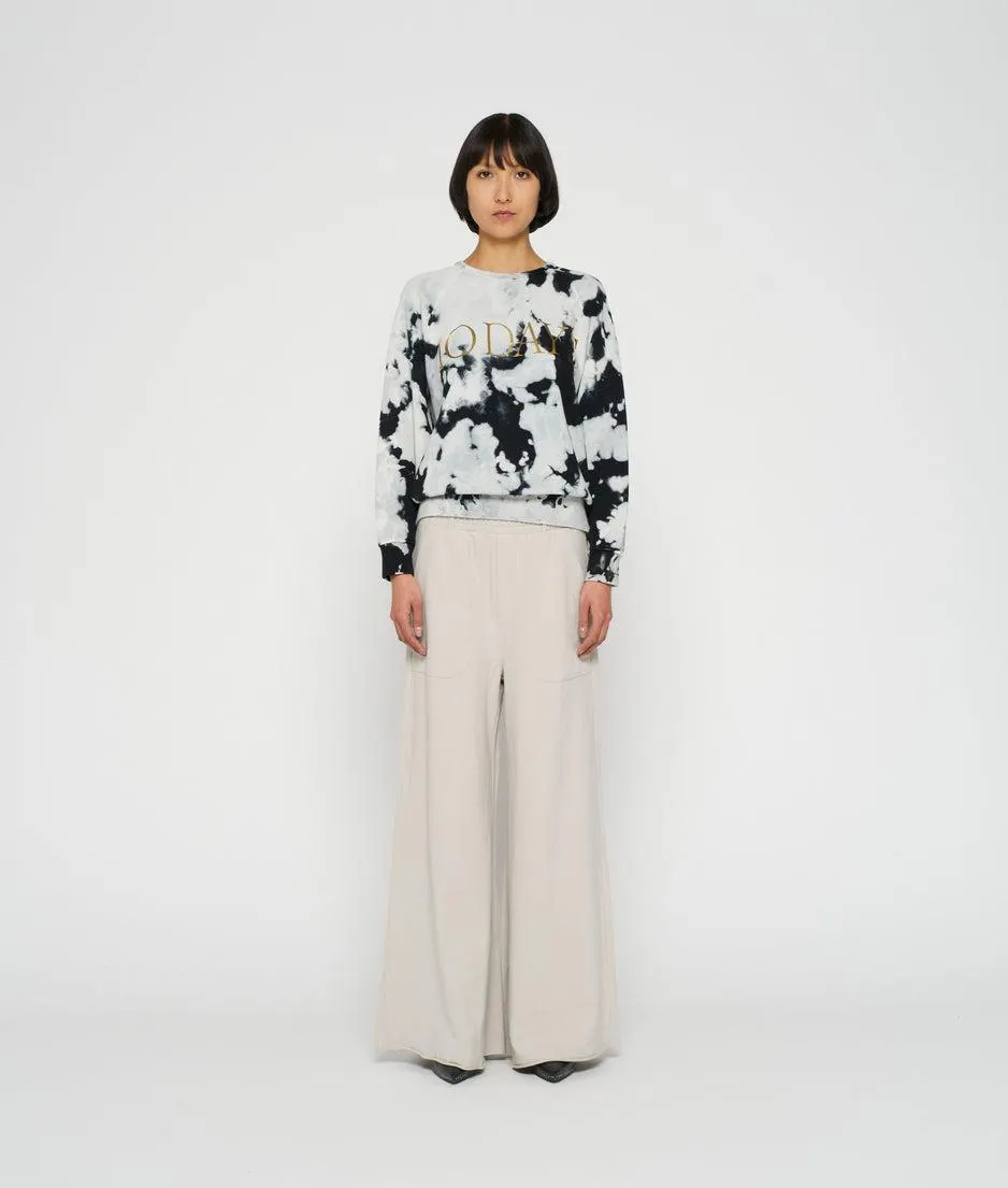 wide leg pants fleece