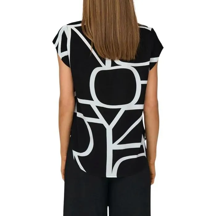 Vic S/S AOP Top Dames