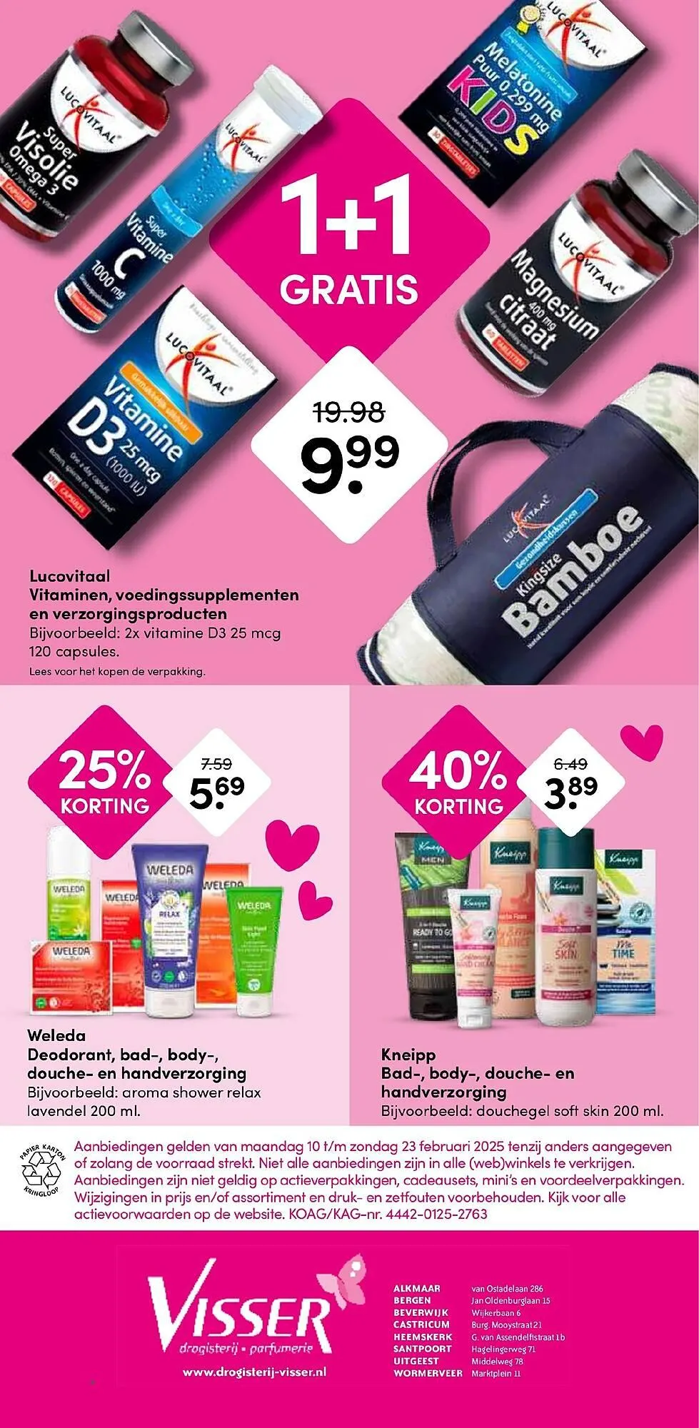 Drogisterij Visser folder van 10 februari tot 23 februari 2025 - Folder pagina 8