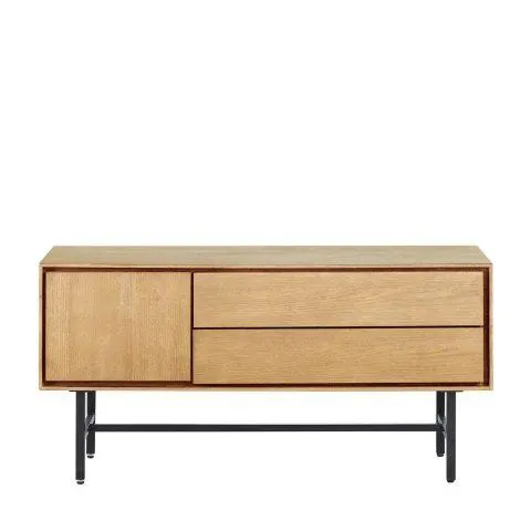 TV-meubel Belvio 125 cm light oak