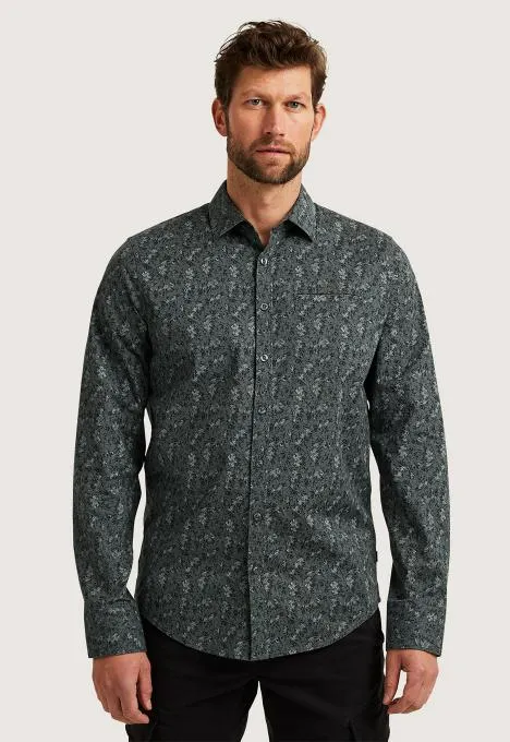 Print On Poplin Stretch Overhemd