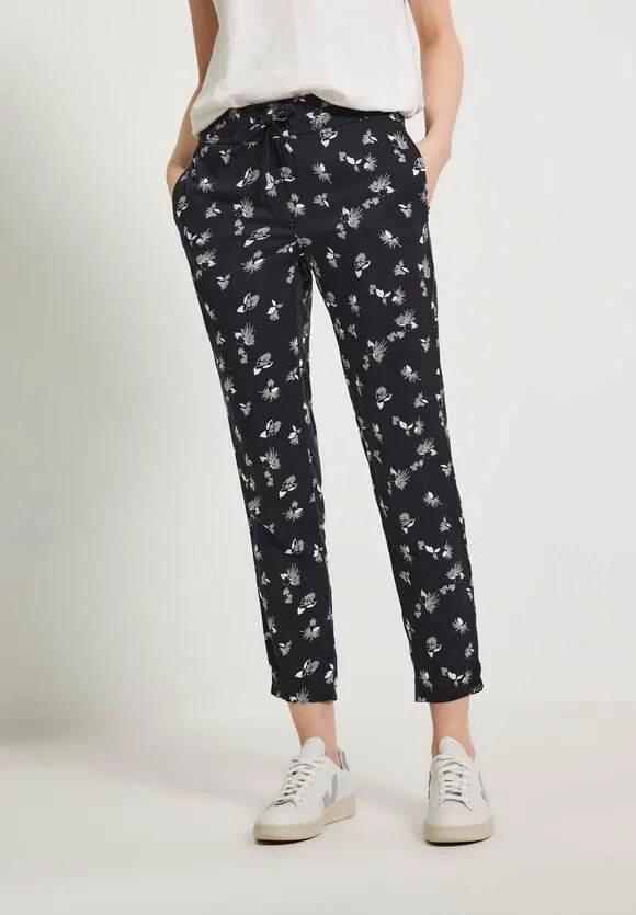 Loose fit broek met print