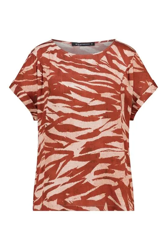 Top met zebraprint