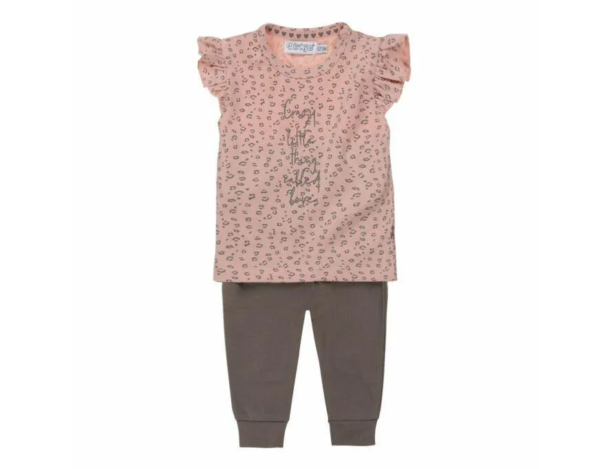 Set 2-delig Dirkje DICDE22 Shirt + Broek Dark Pink