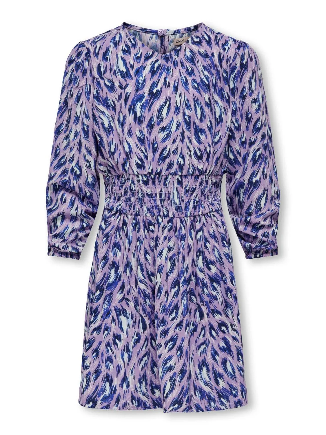 Gesmokt Jurk met lange mouwen