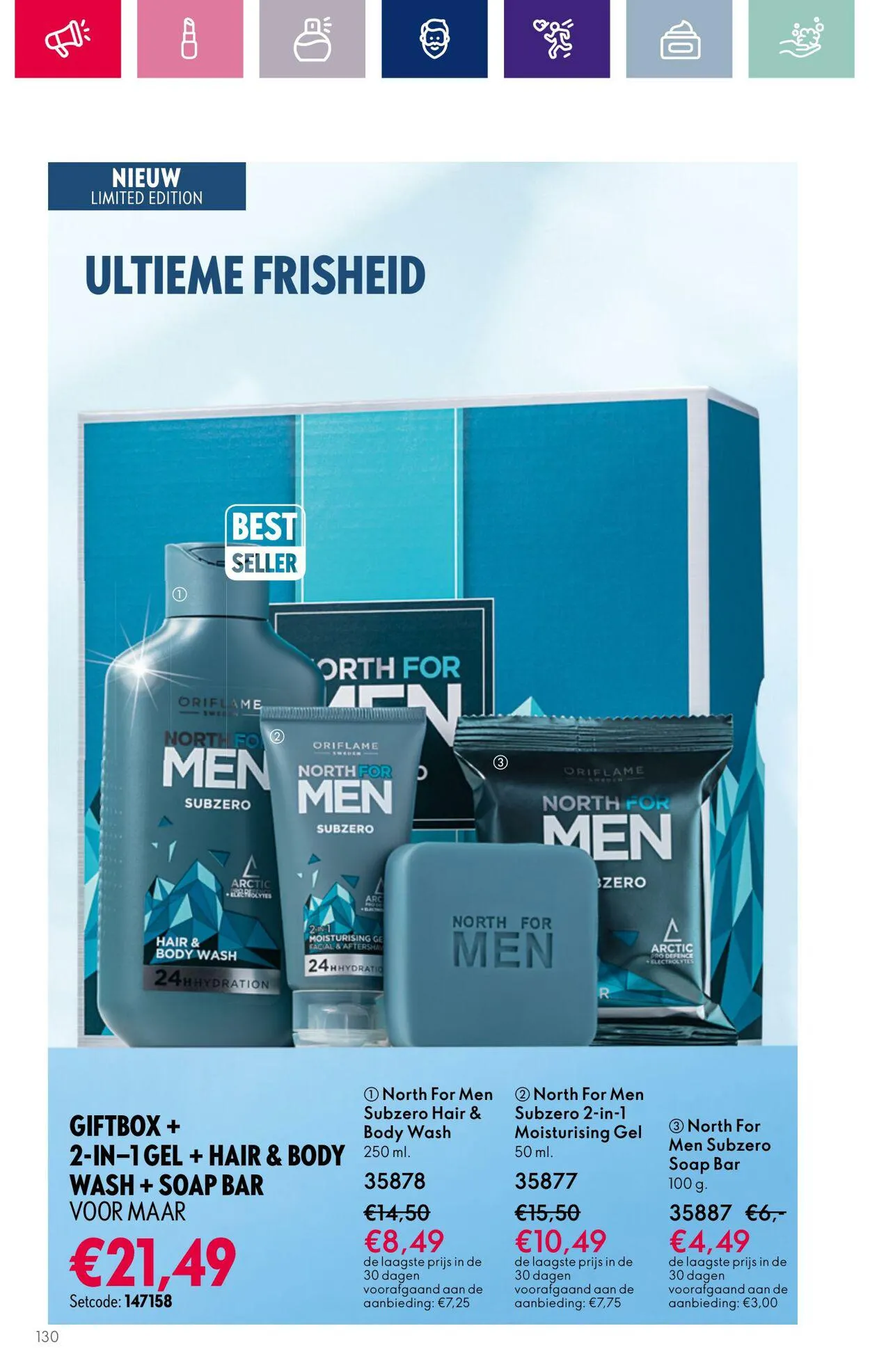 Oriflame Actuele folder van 29 november tot 19 december 2023 - Folder pagina 130