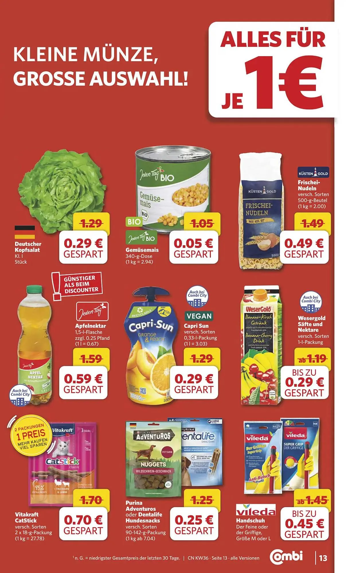 Combi Markt DE folder van 1 september tot 6 september 2025 - Folder pagina 17
