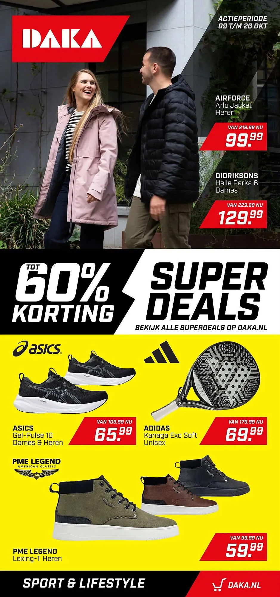 Daka Sport folder van 9 oktober tot 26 oktober 2025 - Folder pagina 1