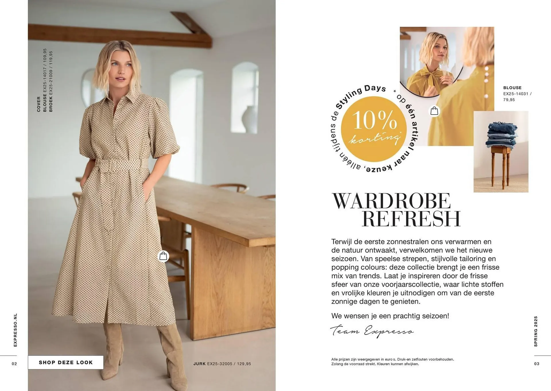 Expresso folder van 20 maart tot 30 april 2025 - Folder pagina 2
