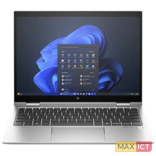 HP Elite x360 830 G11 Intel Core Ultra 5 125U Hybride (2-in-1) 33,8 cm (13.3") Touchscreen WUXGA 16 GB LPDDR5-SDRAM 512 GB SSD Wi-Fi 6E (802.11ax) Windows 11 Pro Zilver