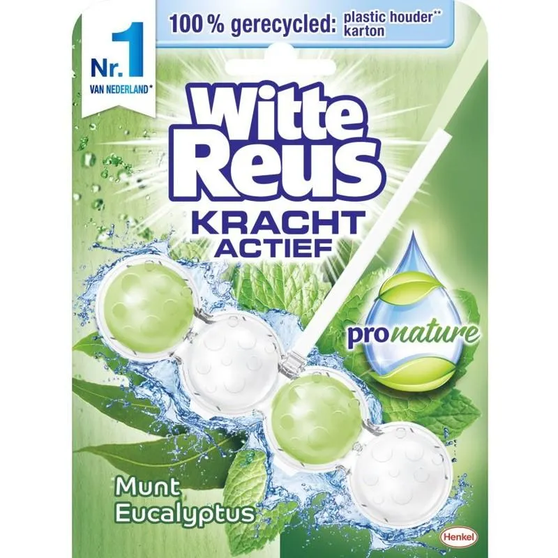 Witte Reus Toiletblok kracht actief munt eucalyptus