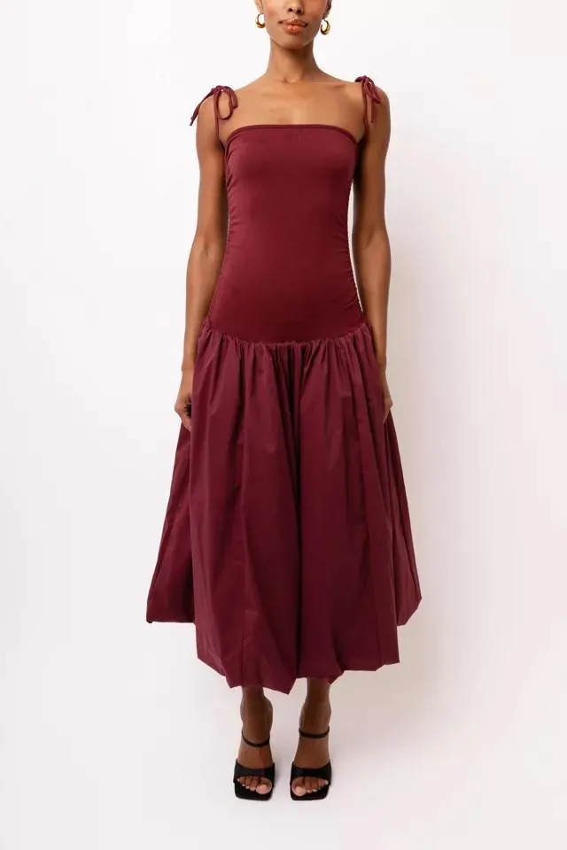 Amy Lynn Puffball Midi Dress