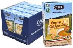 8 pakken Cirio Romige Kikkererwtensoep 500g