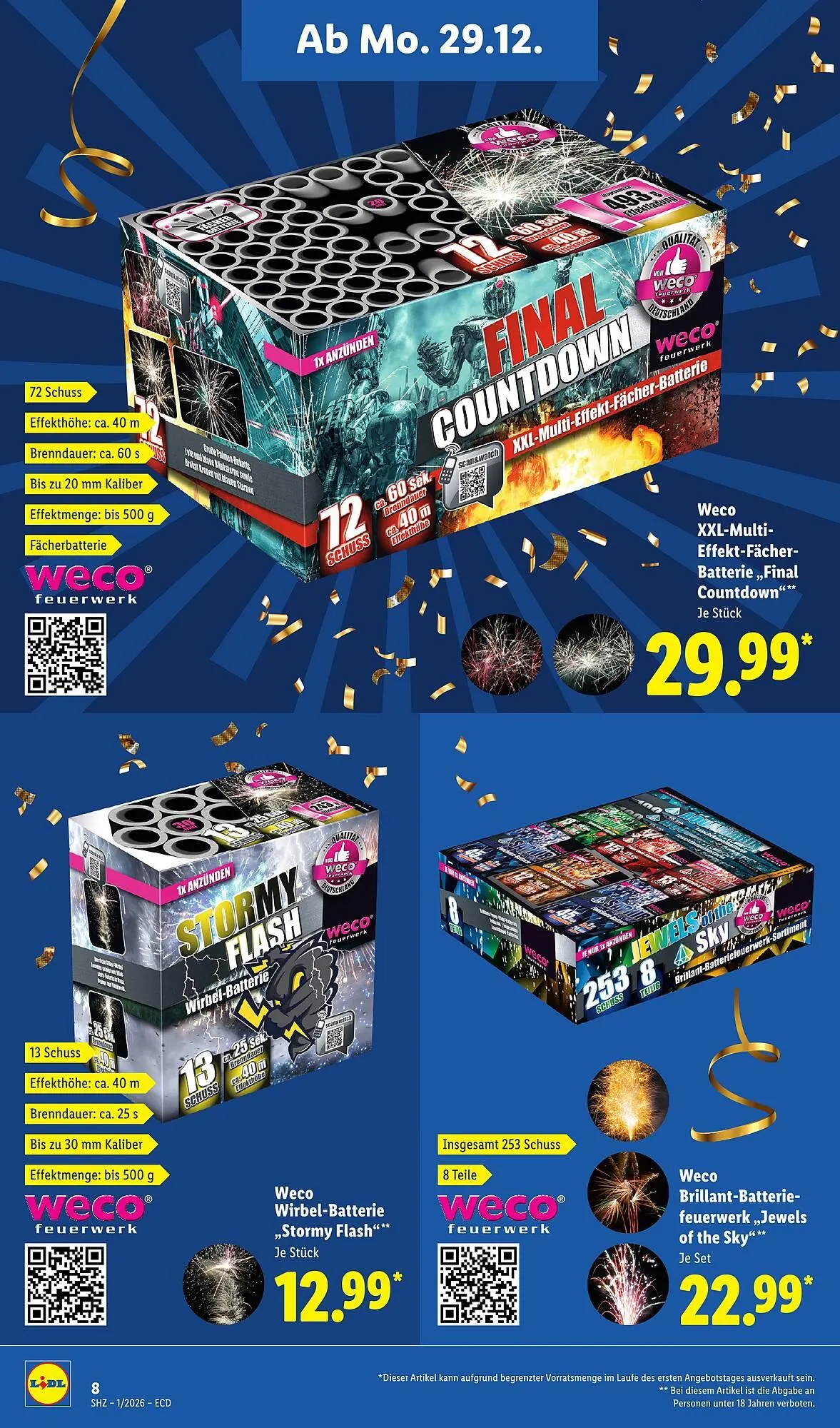 Lidl DE folder van 29 december tot 31 december 2025 - Folder pagina 8