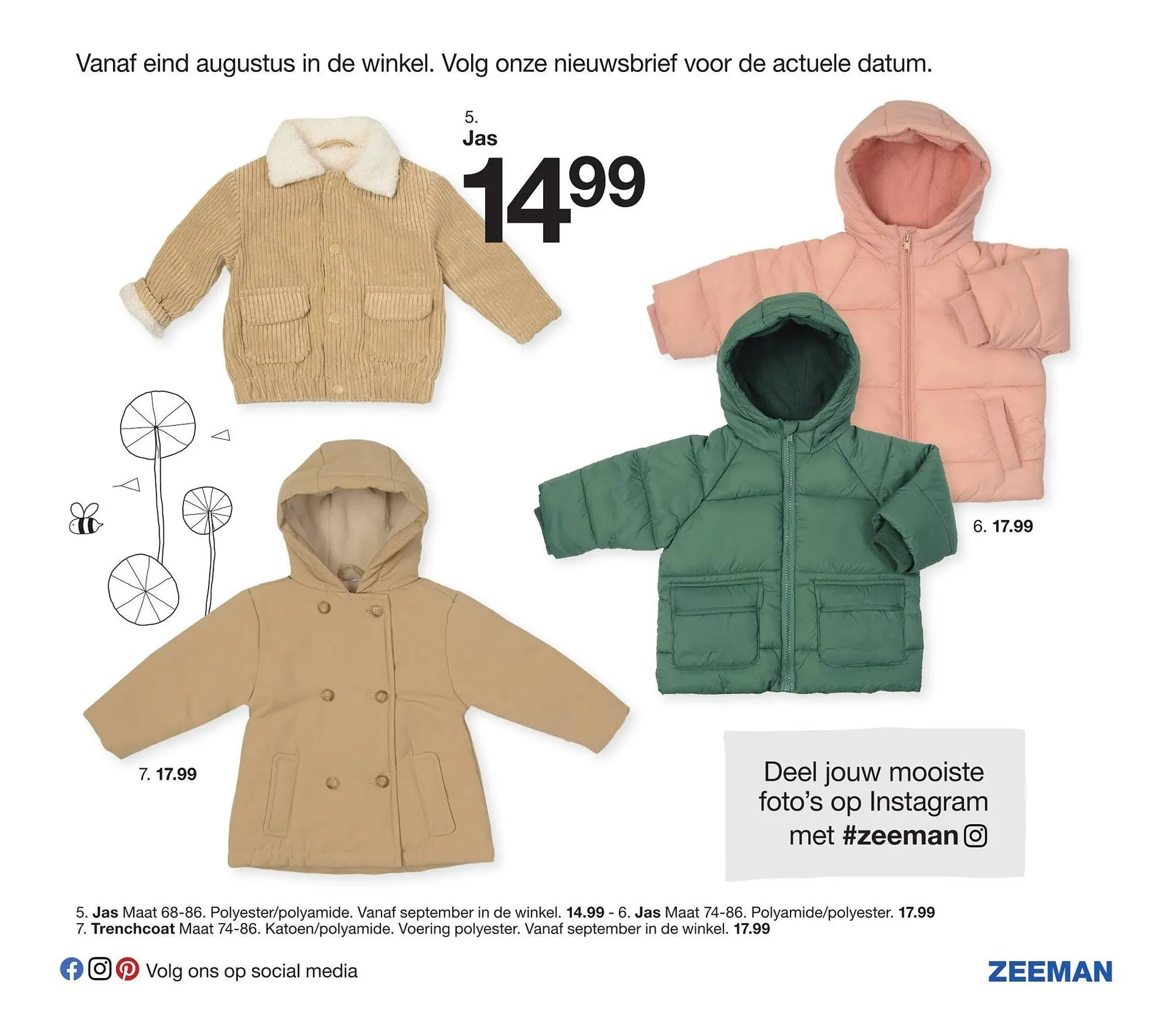 Zeeman baby folder van 29 juli tot 22 december 2024 - Folder pagina 17