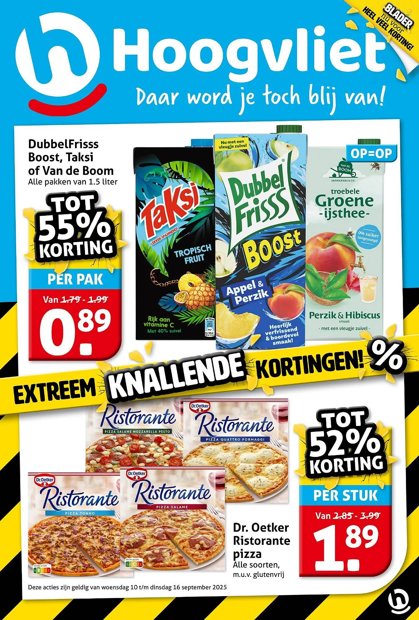 Hoogvliet folder van 10 september tot 16 september 2025 - Folder pagina 1