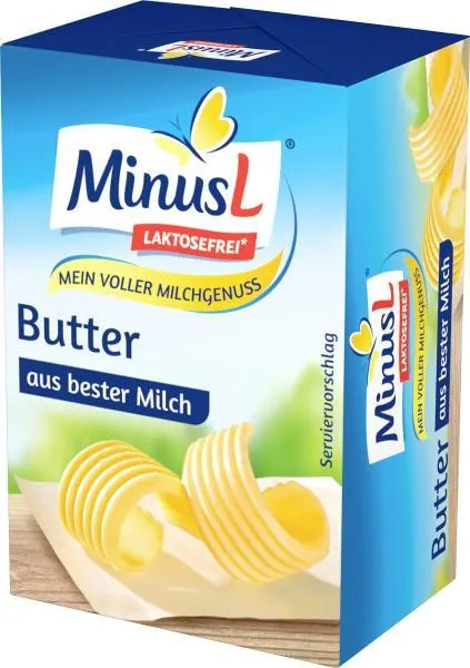 Minus L Butter laktosefrei 125 g