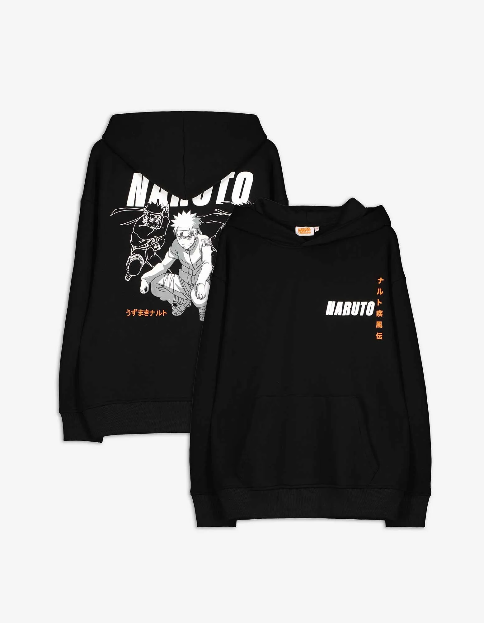 Mikina s kapucí - Naruto - cerná