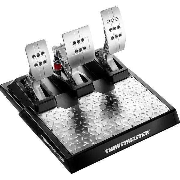 Thrustmaster T-LCM Pedals (Zilver/zwart, Pc, PS4, PS5, Xbox One, Xbox Series X|S)