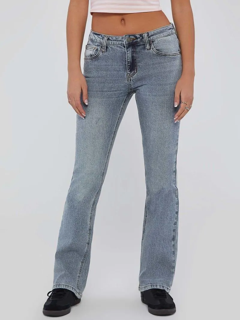 Bootcut jeans hoge taille