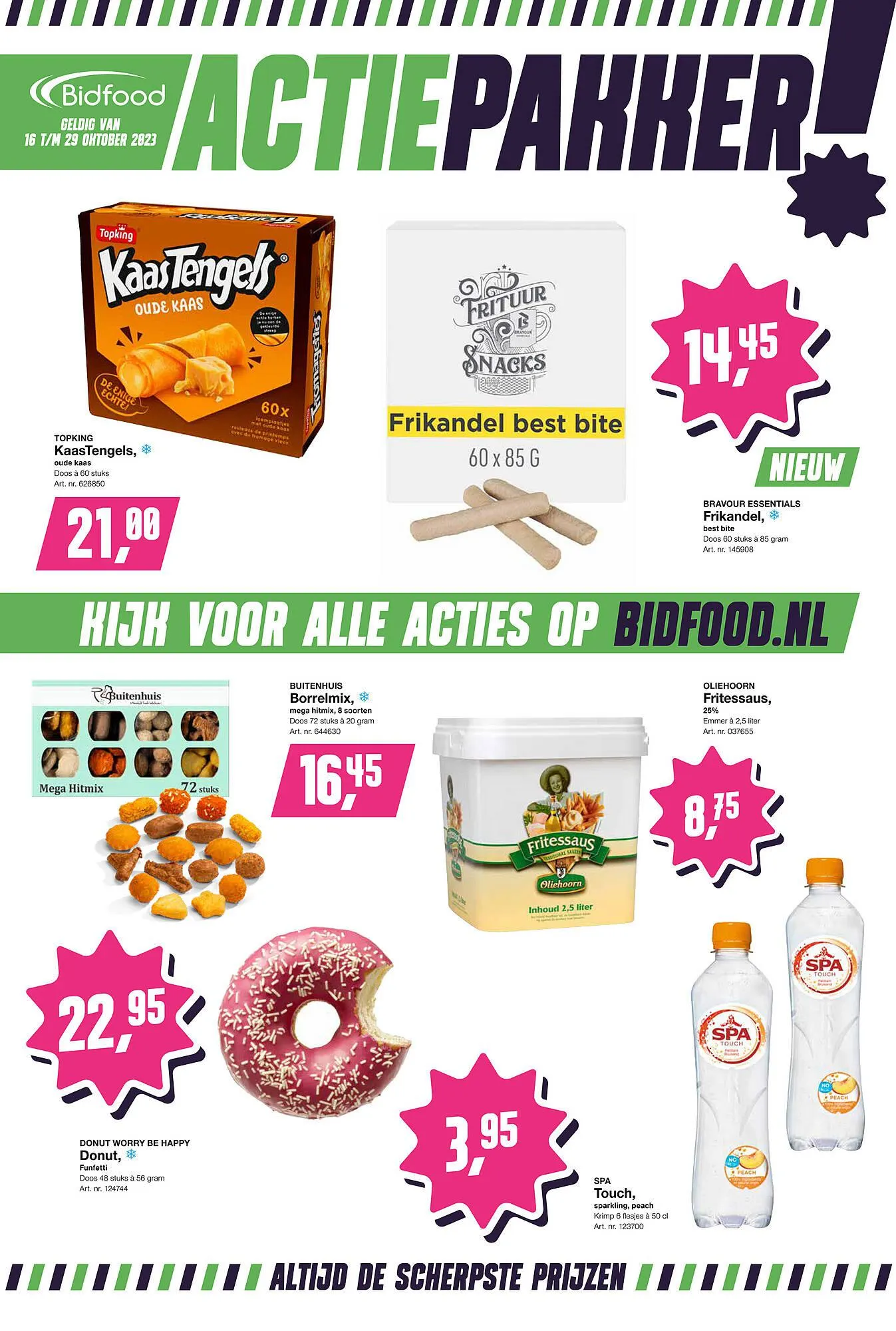 Bidfood folder van 16 oktober tot 29 oktober 2023 - Folder pagina 1