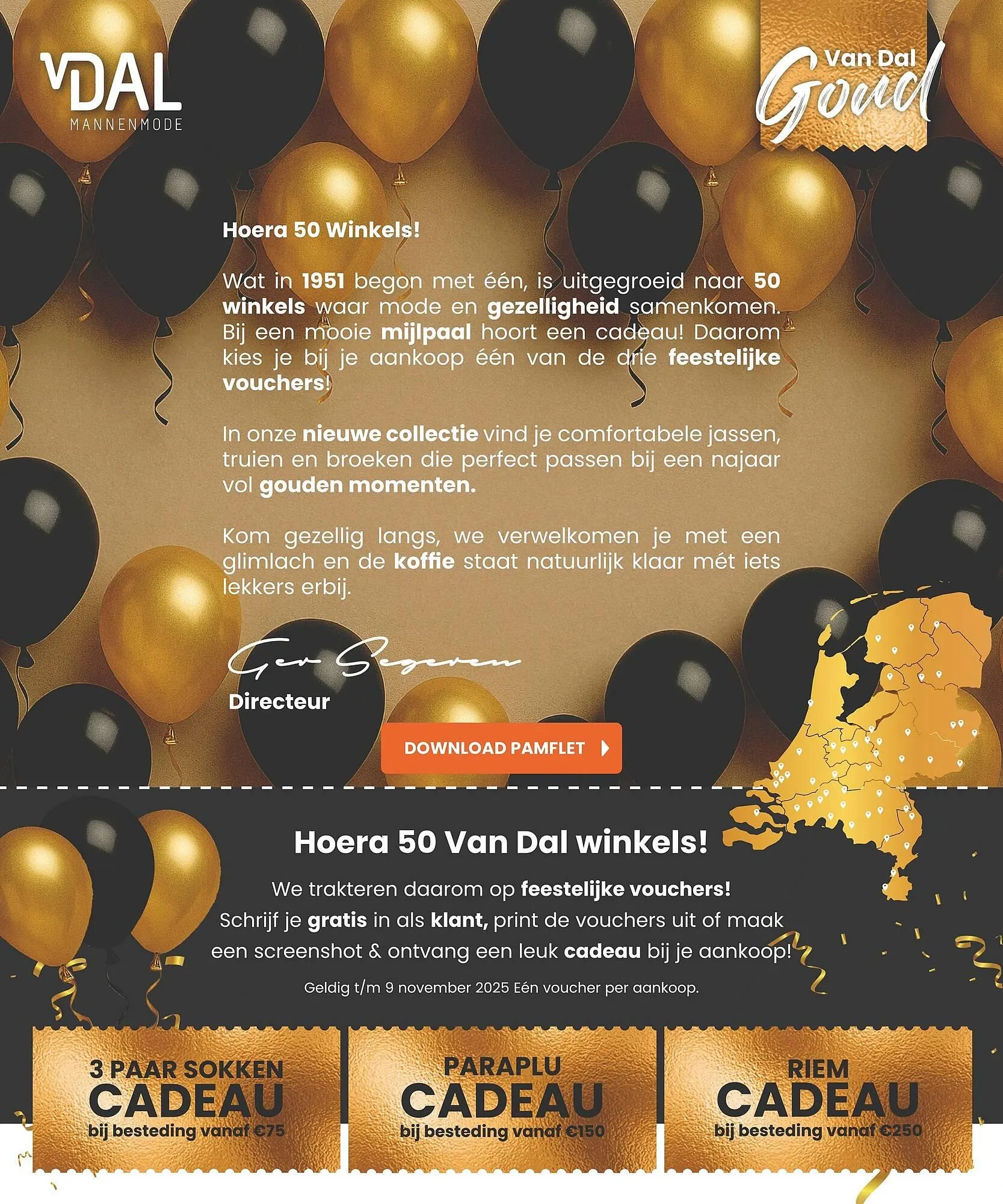 Van Dal Mannenmode folder van 31 oktober tot 9 november 2025 - Folder pagina 2